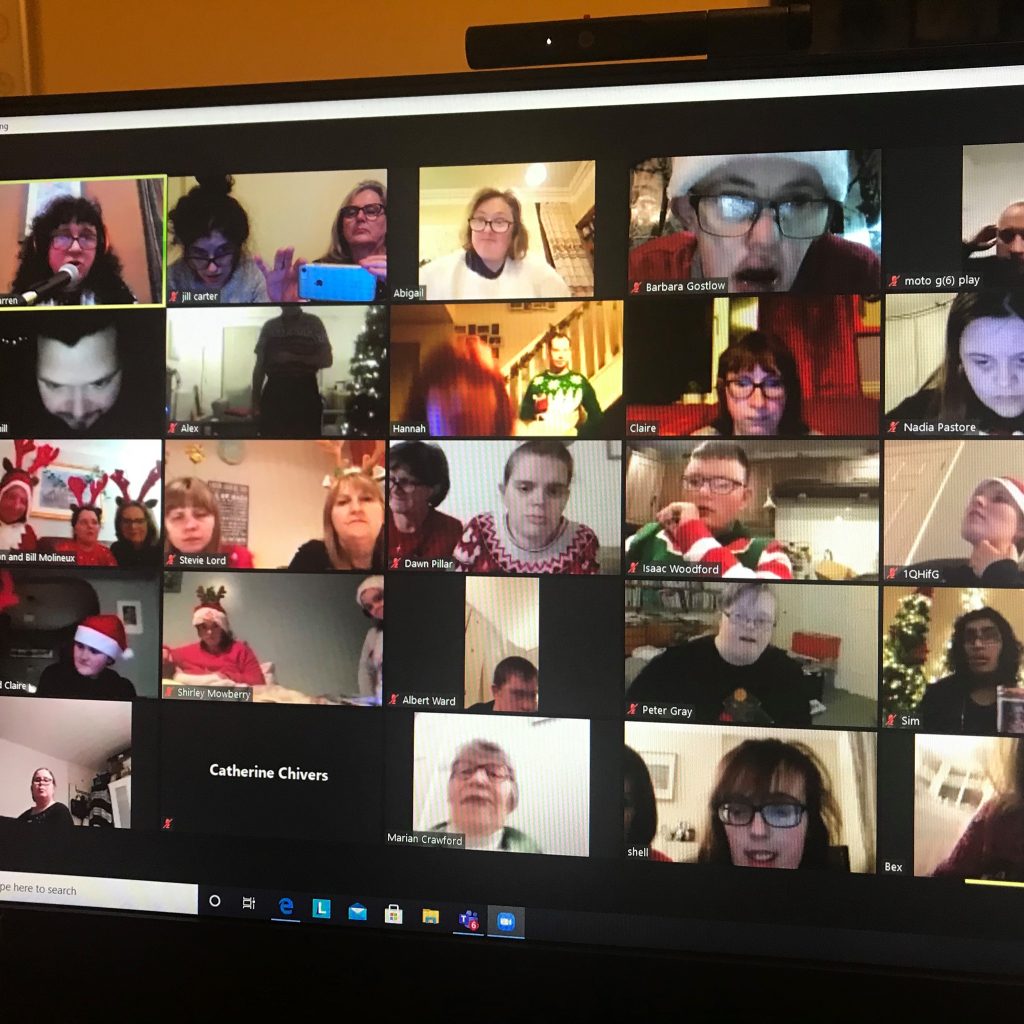 Atmosphere Choir covid-19 practice