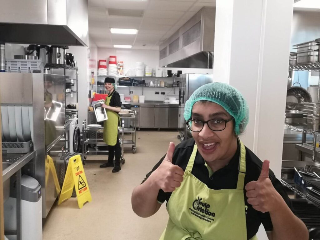 Simran and Nicola at JHQ