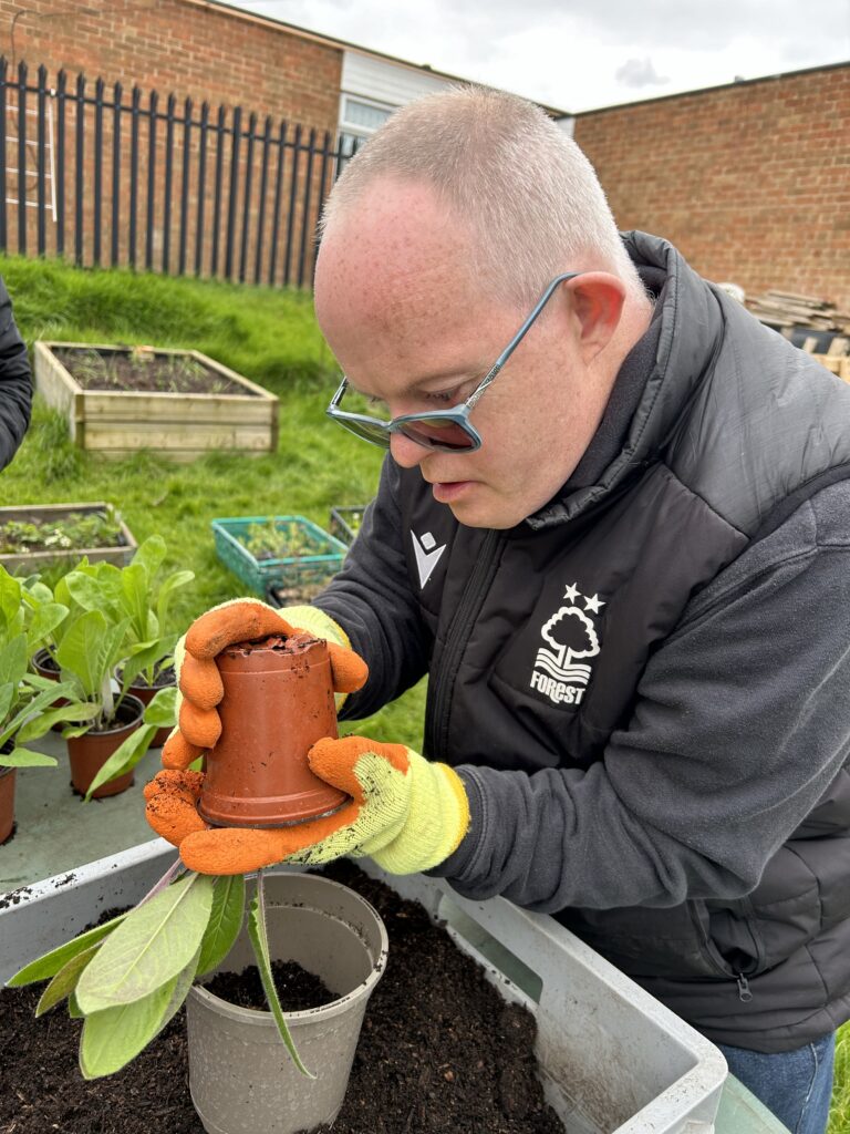 PF images - Jo in garden