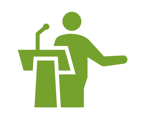 Business event icon - website